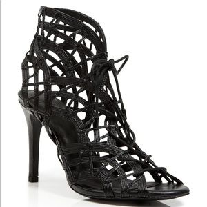Joie Leah Caged Sandals - Black
